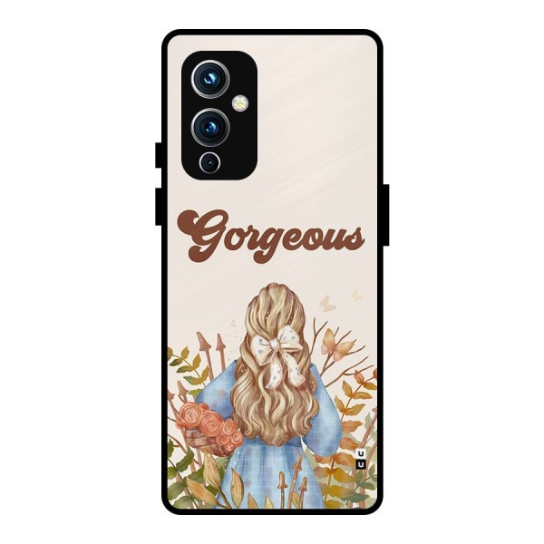 Gorgeous Girl Metal Back Case for OnePlus 9