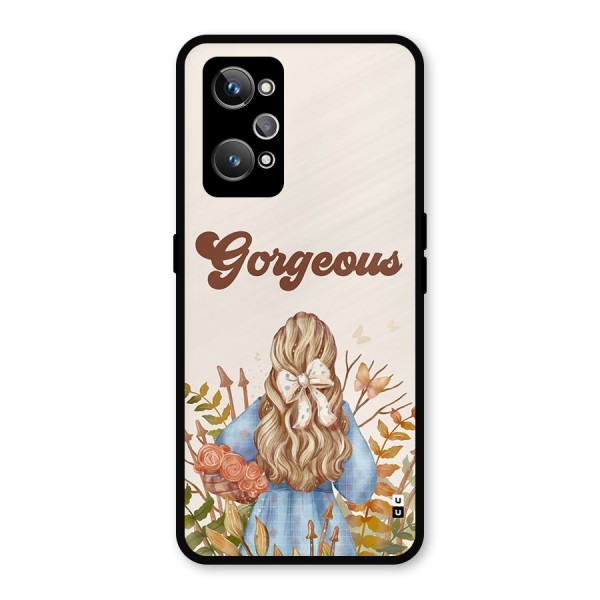 Gorgeous Girl Metal Back Case for Realme GT 2