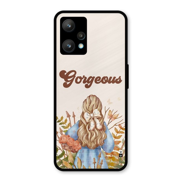 Gorgeous Girl Metal Back Case for Realme Narzo 50 Pro