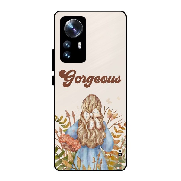 Gorgeous Girl Metal Back Case for Xiaomi 12 Pro