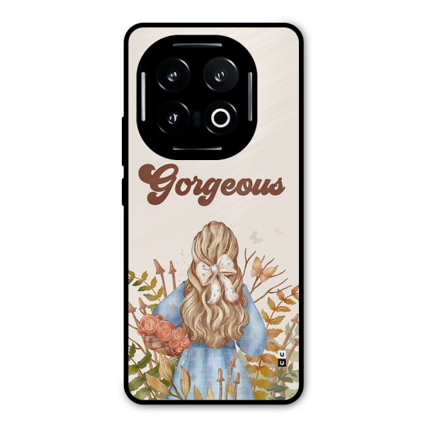 Gorgeous Girl Metal Back Case for iQOO 13