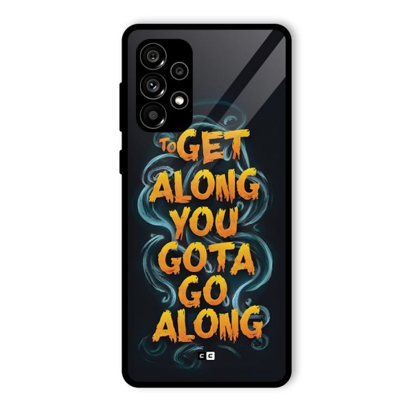 Gota Go Along Glass Back Case for Galaxy A73 5G