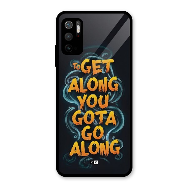 Gota Go Along Glass Back Case for Poco M3 Pro 5G