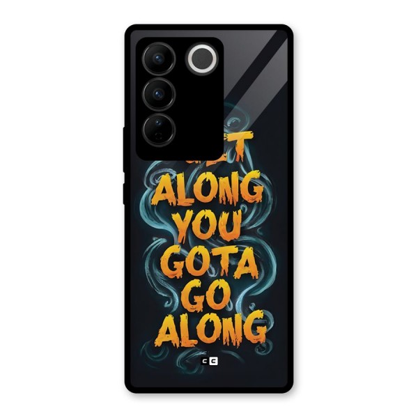 Gota Go Along Glass Back Case for Vivo V27