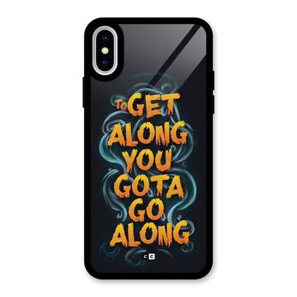 Gota Go Along Glass Back Case for iPhone X