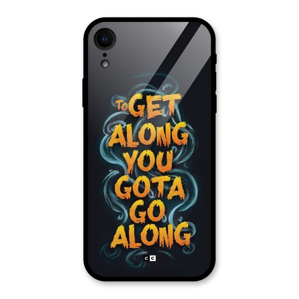 Gota Go Along Glass Back Case for iPhone XR
