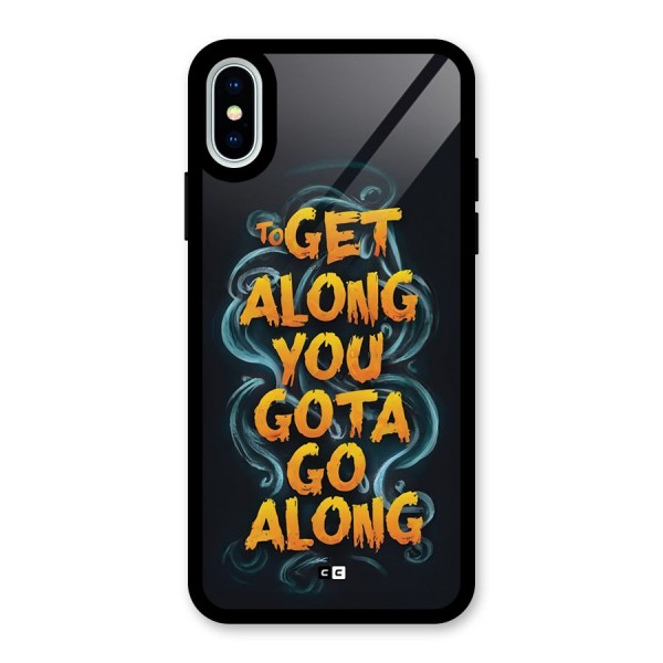 Gota Go Along Glass Back Case for iPhone XS