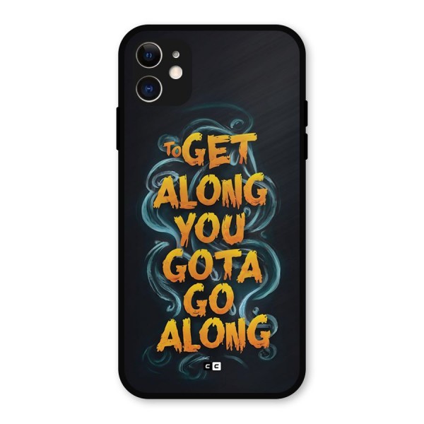Gota Go Along Metal Back Case for iPhone 11