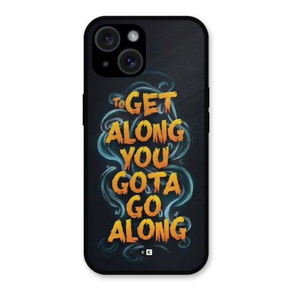 Gota Go Along Metal Back Case for iPhone 15