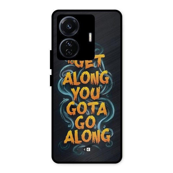 Gota Go Along Metal Back Case for iQOO Z6