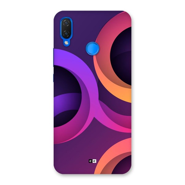 Gradient Rings Back Case for Huawei P Smart Plus