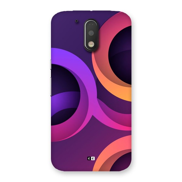 Gradient Rings Back Case for Moto G4 Plus