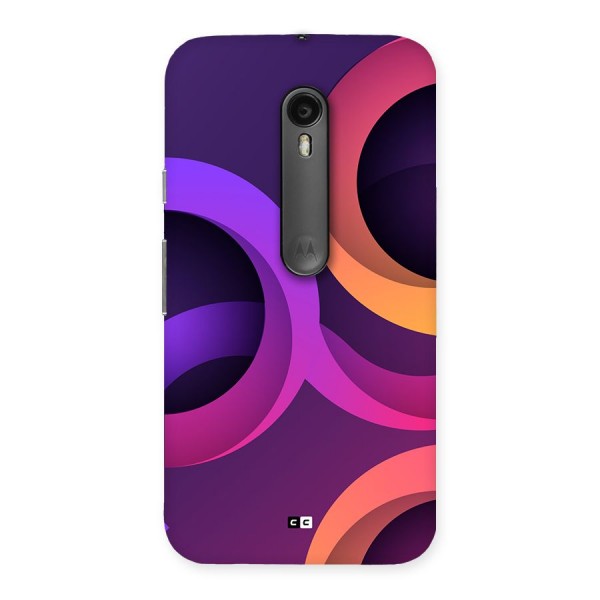 Gradient Rings Back Case for Moto G Turbo