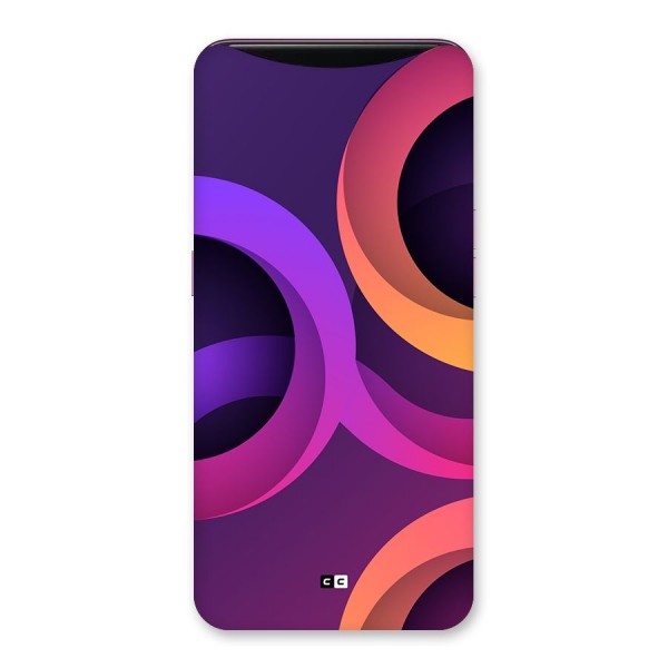 Gradient Rings Back Case for Oppo Find X