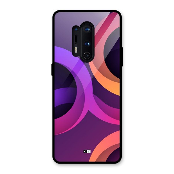 Gradient Rings Glass Back Case for OnePlus 8 Pro