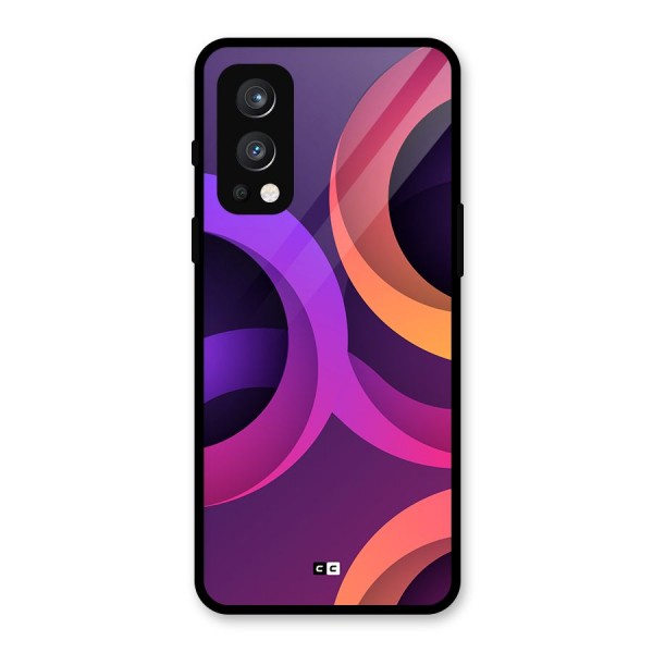 Gradient Rings Glass Back Case for OnePlus Nord 2 5G