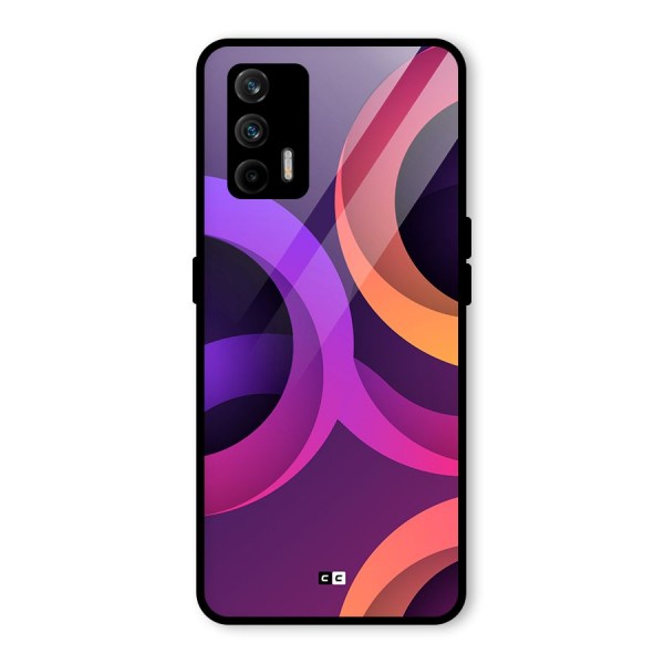 Gradient Rings Glass Back Case for Realme X7 Max