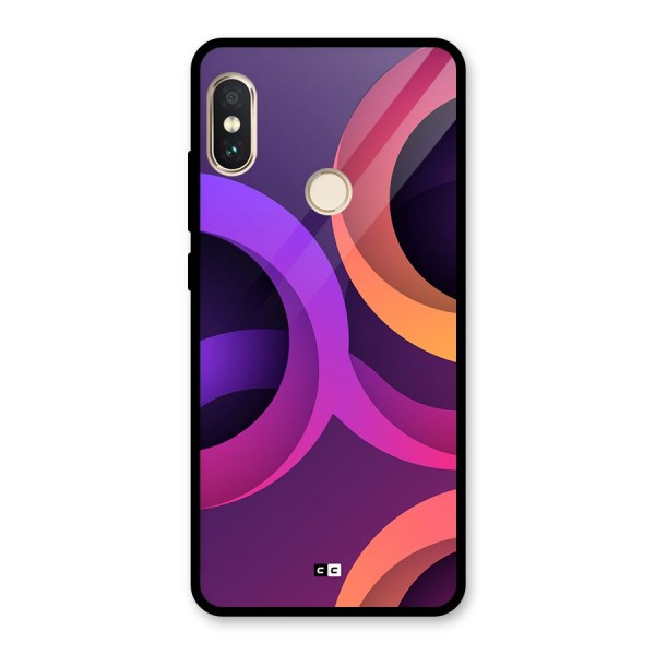Gradient Rings Glass Back Case for Redmi Note 5 Pro