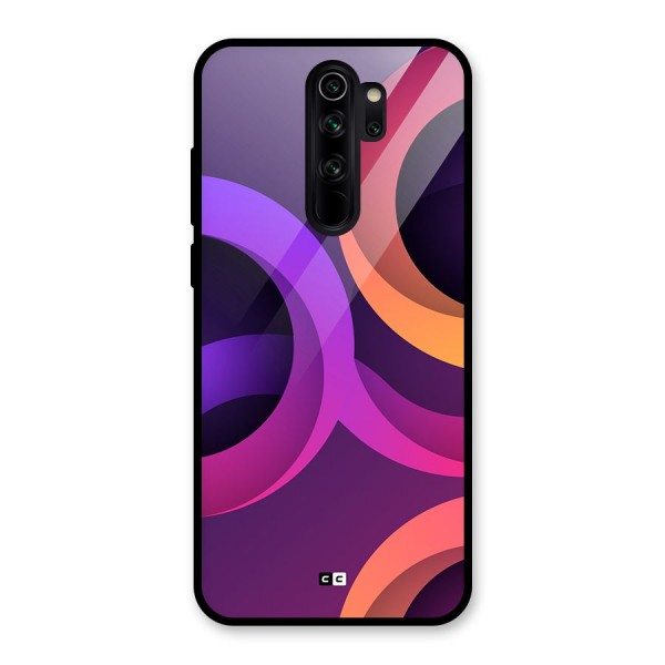 Gradient Rings Glass Back Case for Redmi Note 8 Pro