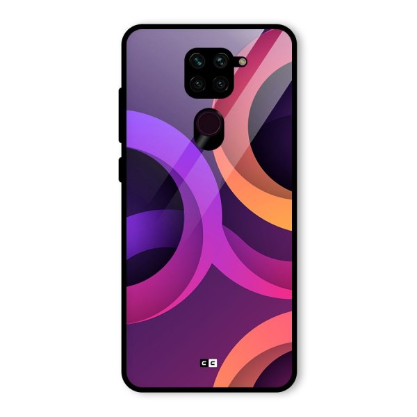 Gradient Rings Glass Back Case for Redmi Note 9