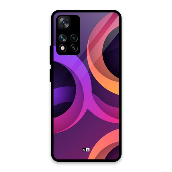 Gradient Rings Glass Back Case for Xiaomi 11i 5G