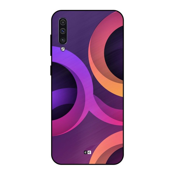 Gradient Rings Metal Back Case for Galaxy A30s