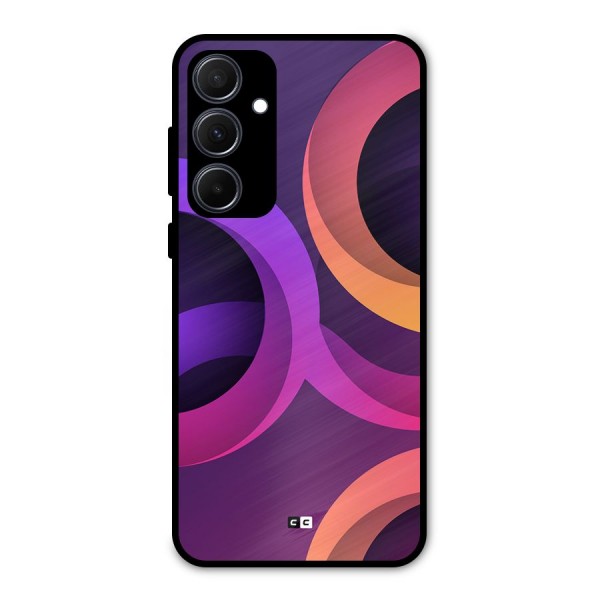 Gradient Rings Metal Back Case for Galaxy A35