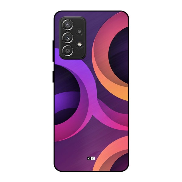 Gradient Rings Metal Back Case for Galaxy A52