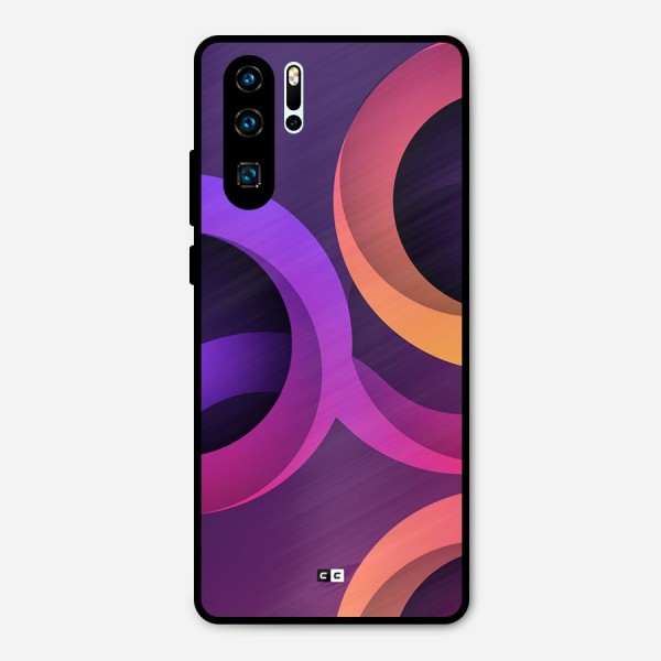Gradient Rings Metal Back Case for Huawei P30 Pro
