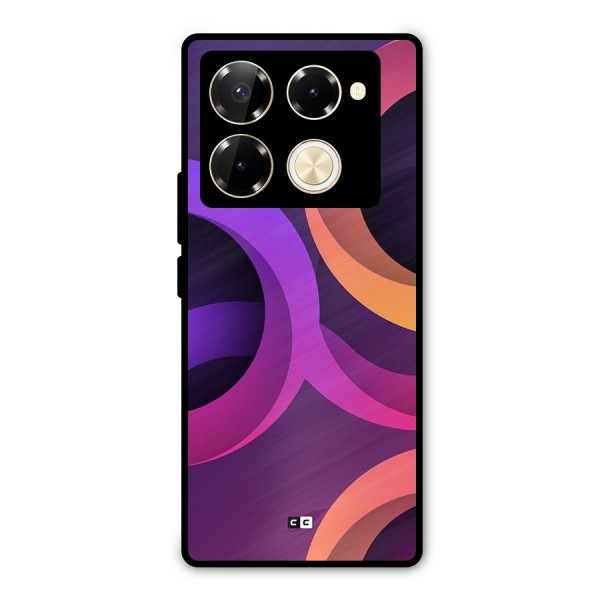 Gradient Rings Metal Back Case for Infinix Note 40 Pro Plus
