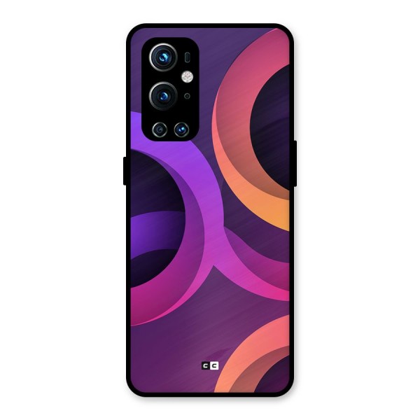 Gradient Rings Metal Back Case for OnePlus 9 Pro