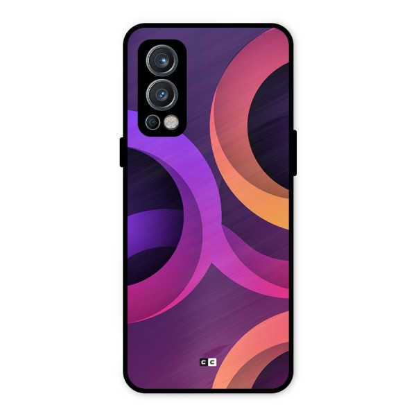 Gradient Rings Metal Back Case for OnePlus Nord 2 5G