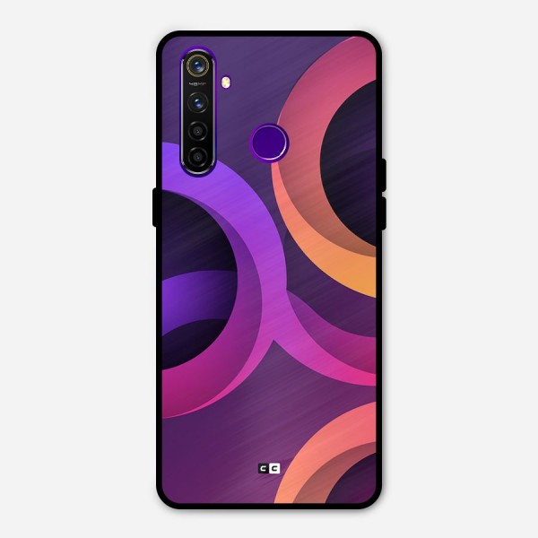 Gradient Rings Metal Back Case for Realme 5 Pro