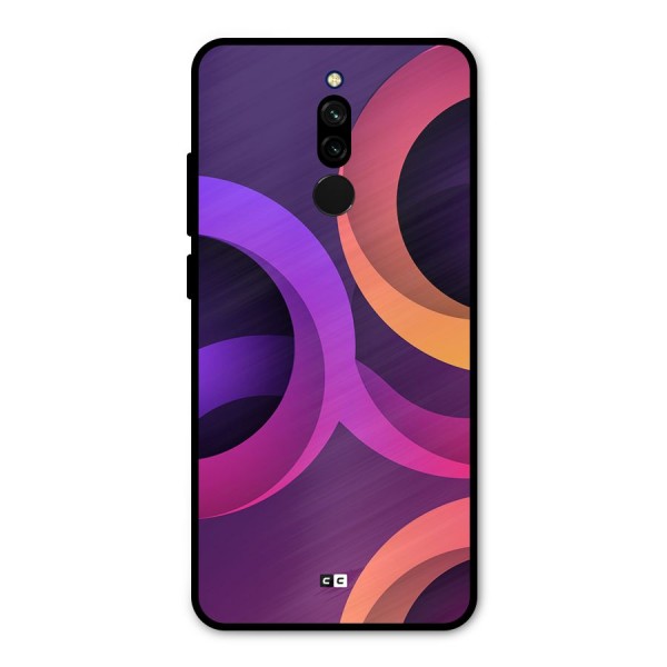 Gradient Rings Metal Back Case for Redmi 8