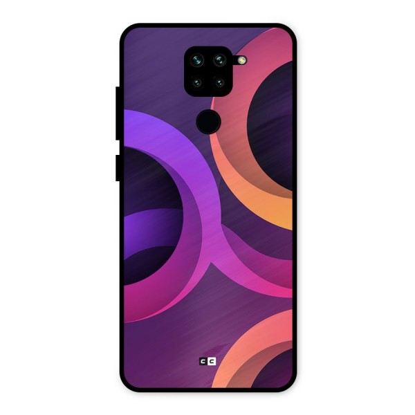 Gradient Rings Metal Back Case for Redmi Note 9