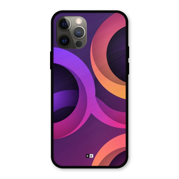 Gradient Rings Metal Back Case for iPhone 12 Pro