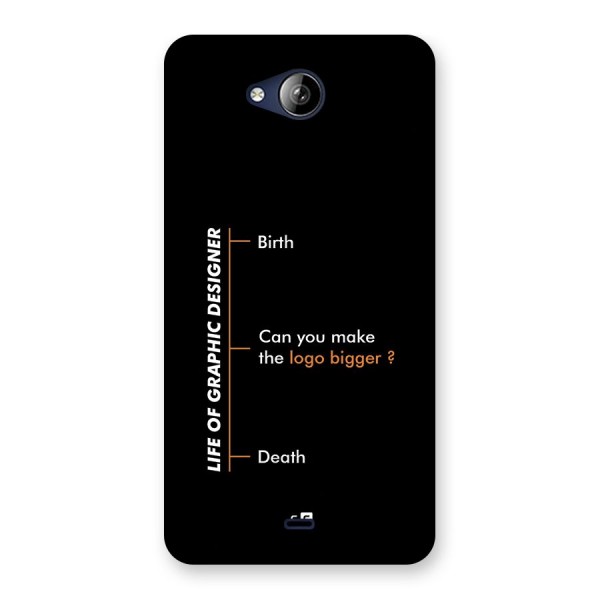 Graphic Designer Life Back Case for Canvas Play Q355