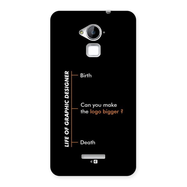 Graphic Designer Life Back Case for Coolpad Note 3