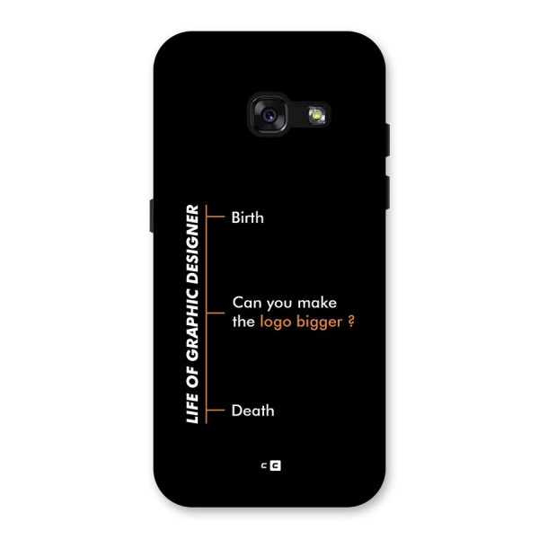 Graphic Designer Life Back Case for Galaxy A3 (2017)