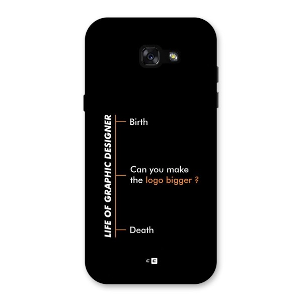 Graphic Designer Life Back Case for Galaxy A7 (2017)