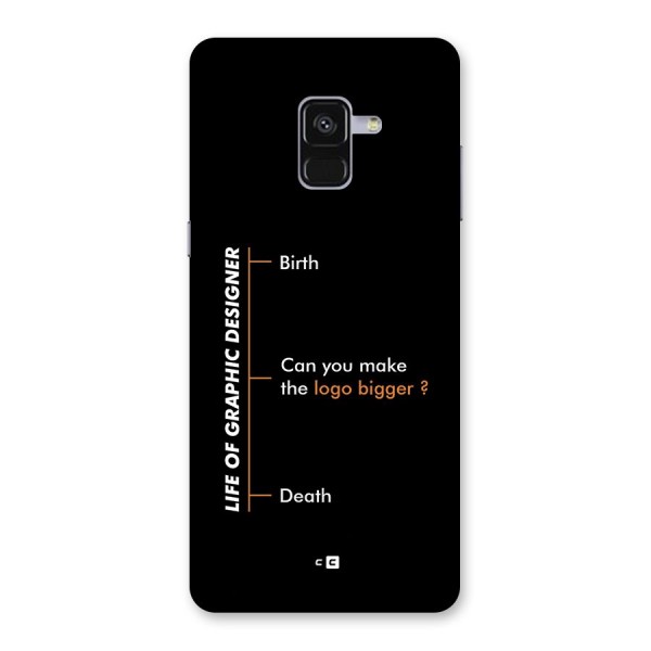 Graphic Designer Life Back Case for Galaxy A8 Plus