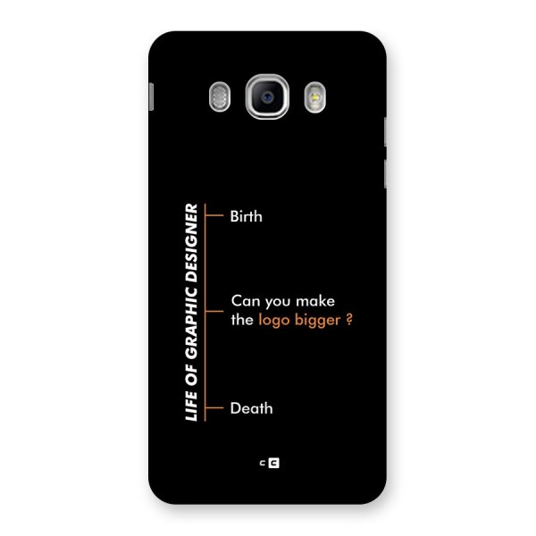 Graphic Designer Life Back Case for Galaxy J5 2016