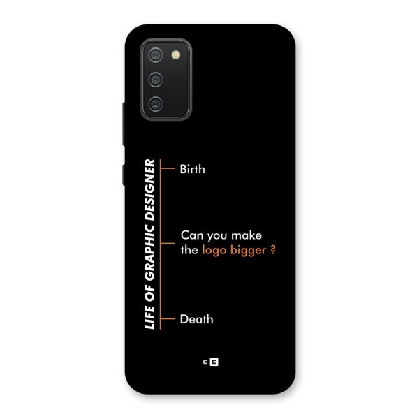 Graphic Designer Life Back Case for Galaxy M02s