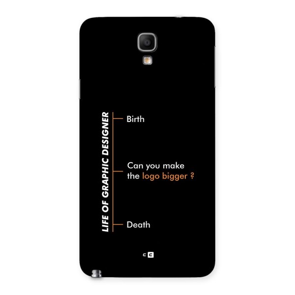 Graphic Designer Life Back Case for Galaxy Note 3 Neo