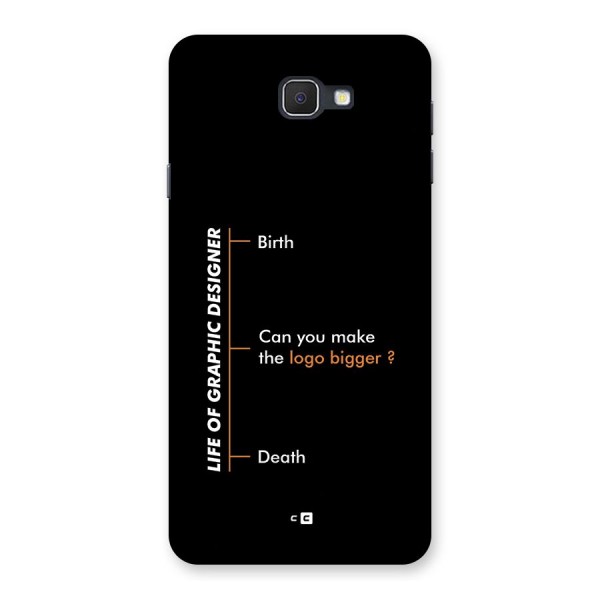 Graphic Designer Life Back Case for Galaxy On7 2016