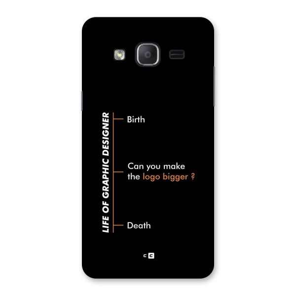 Graphic Designer Life Back Case for Galaxy On7 Pro
