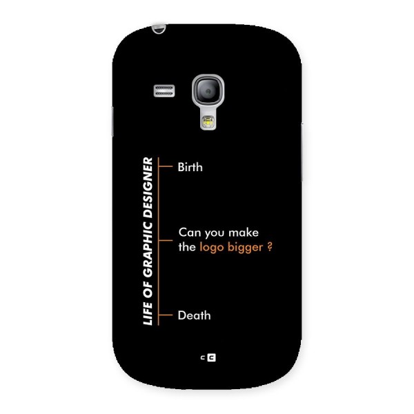 Graphic Designer Life Back Case for Galaxy S3 Mini
