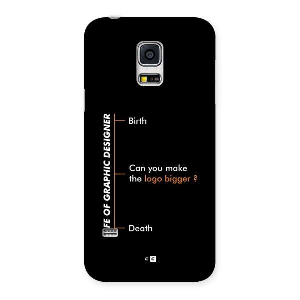 Graphic Designer Life Back Case for Galaxy S5 Mini