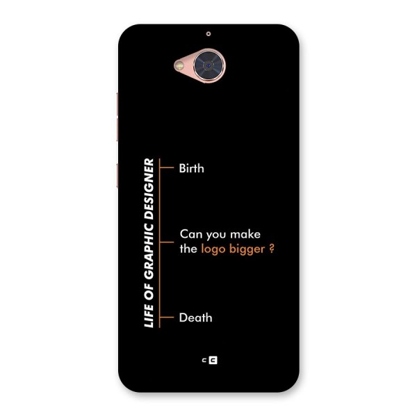 Graphic Designer Life Back Case for Gionee S6 Pro