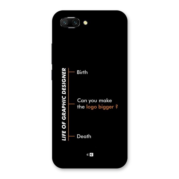 Graphic Designer Life Back Case for Honor 10